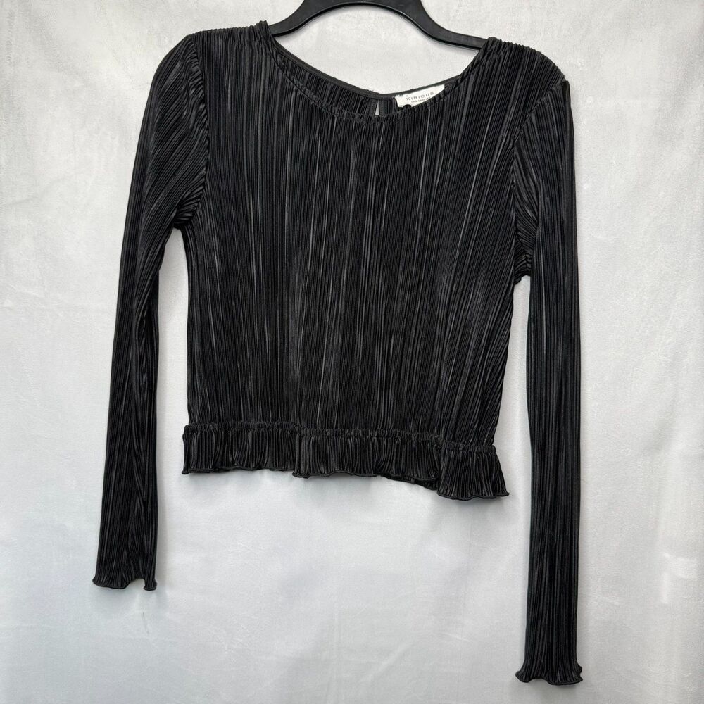 Kirious Los Angeles | Pleated Long Sleeve Top - M
